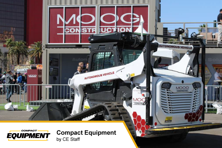 Moog Construction autonomous vehicle for Compact Equipment Post