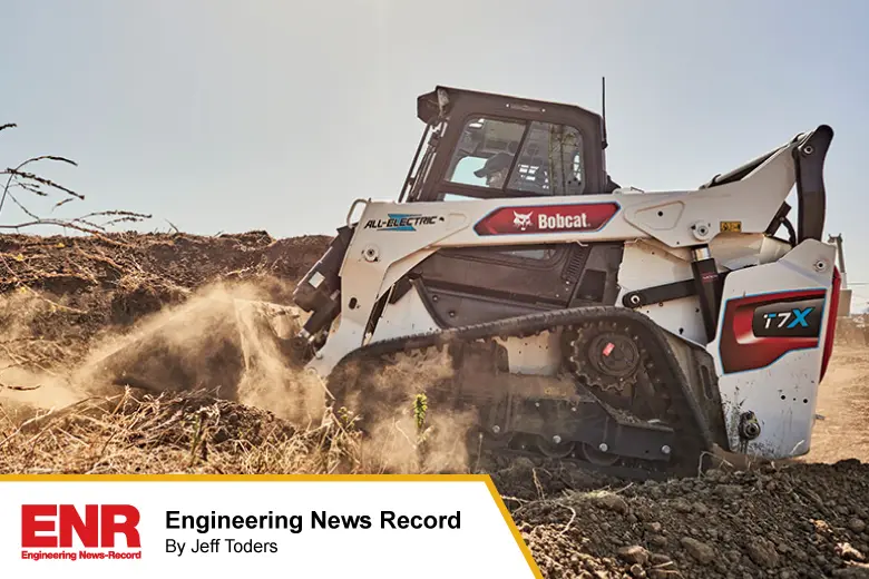 Engineering News-Record Post Image showcasing Bobcat with Moog Components