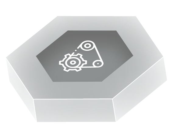 Autonomous Hexagon Icon