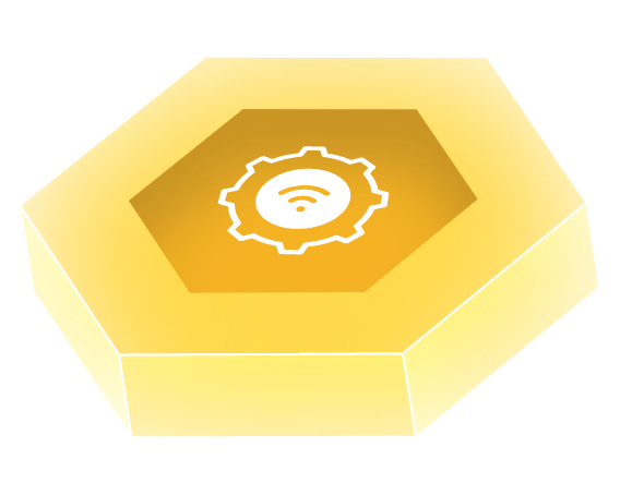 Electrification Hexagon Icon