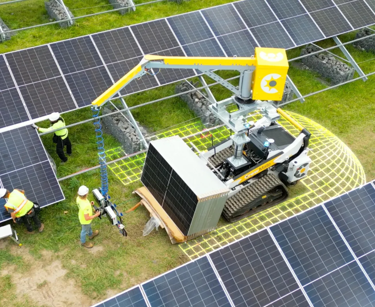 crewmate-inaction_with-grid CrewMate being used to lay solar panels