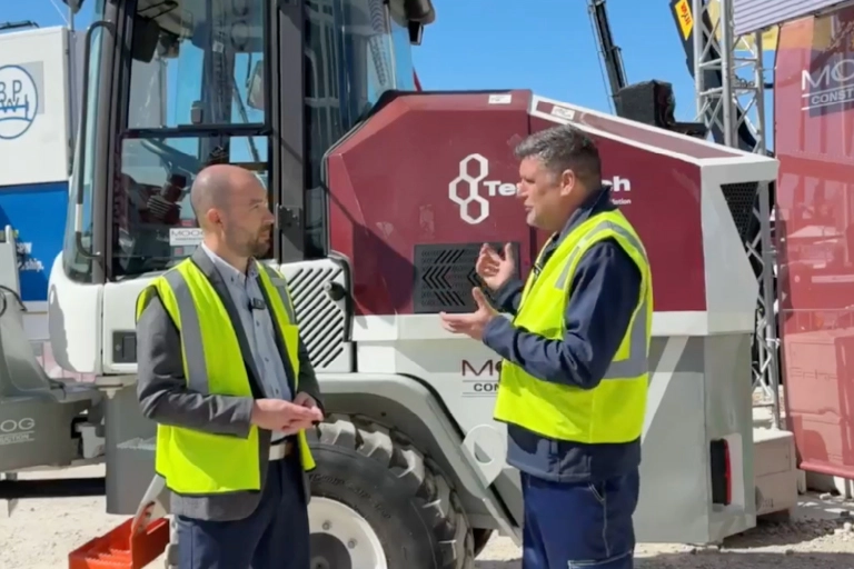 Case excavators work electrically and in hybrid mode
