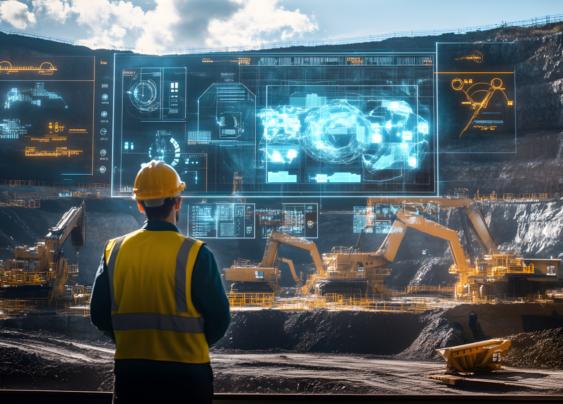 Moog-Software-Intelligence-That-Evolves Machine Dumping Dirt Image