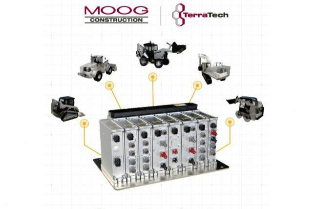 Het AEMS-systeem van Moog Construction combineert EV-componenten om ruimte en kosten te besparen